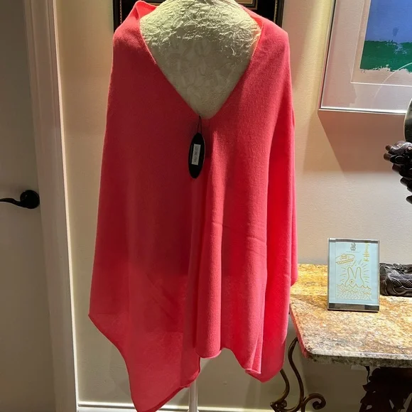 100% Cashmere Poncho/Scarf/Wrap by Claudia Nichols - Picture 5 of 8